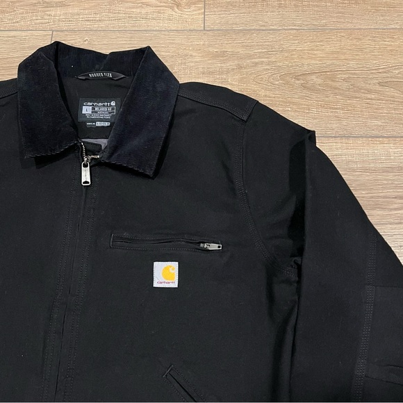 Carhartt Men's Rugged Flex Relaxed Fit Duck Detroit Jacket - Picture 3 of 5